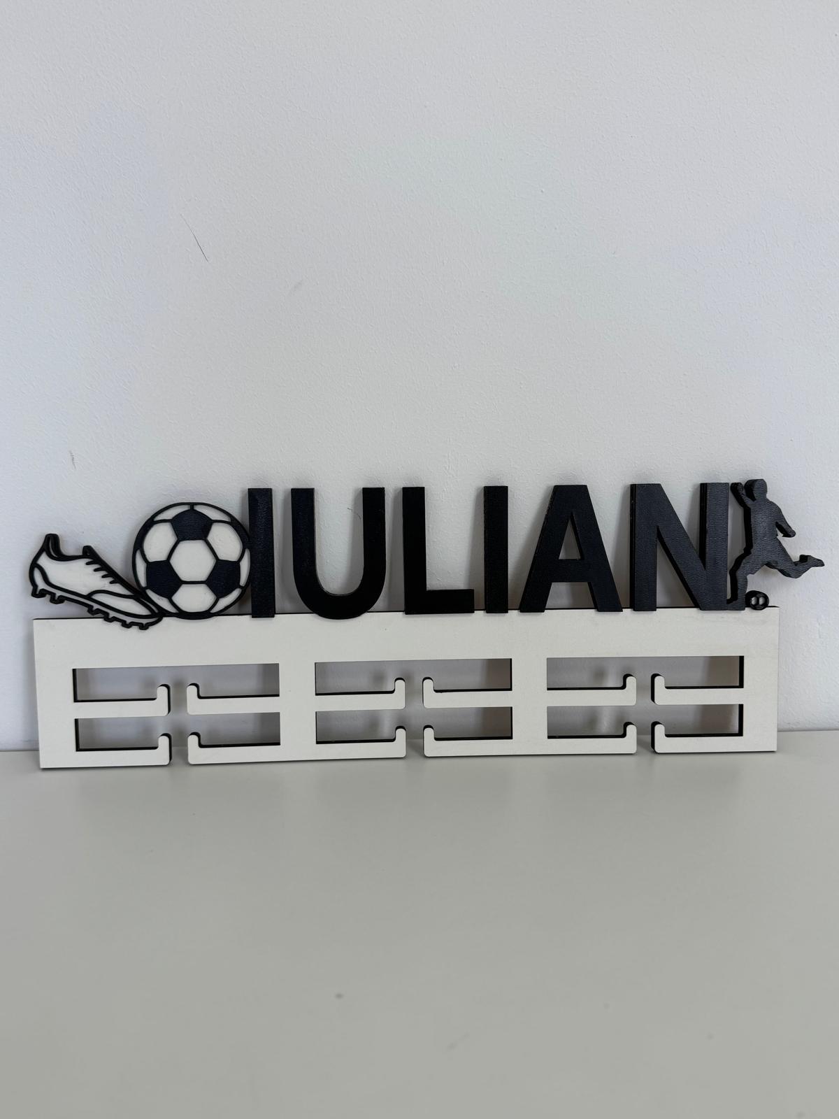 Suport Medalii Personalizat „Fotbal" – HDF | RaisAnd Art Creation