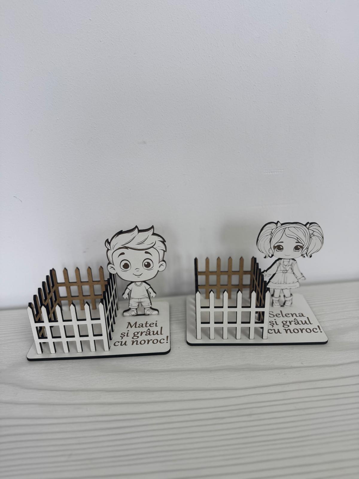 Suport Grâu Personalizat pentru Copii – Băiat / Fetiță din HDF | RaisAnd Art Creation