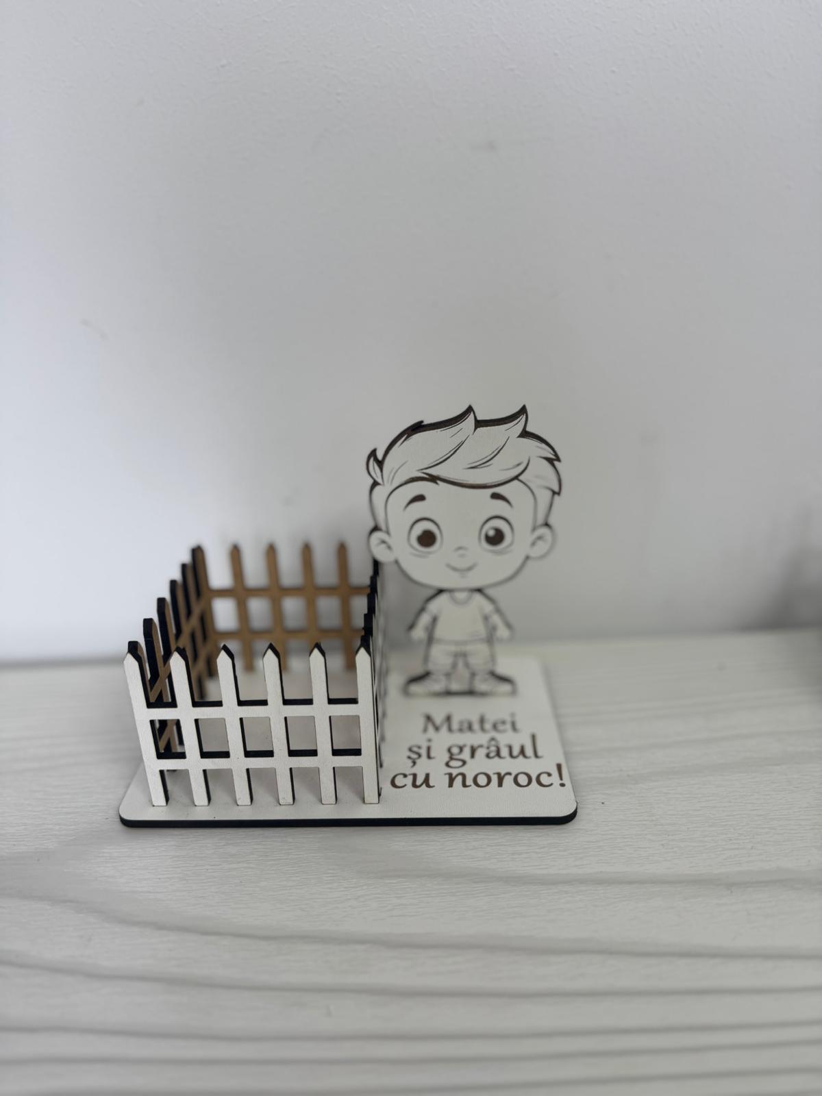 Suport Grâu Personalizat pentru Copii – Băiat / Fetiță din HDF | RaisAnd Art Creation