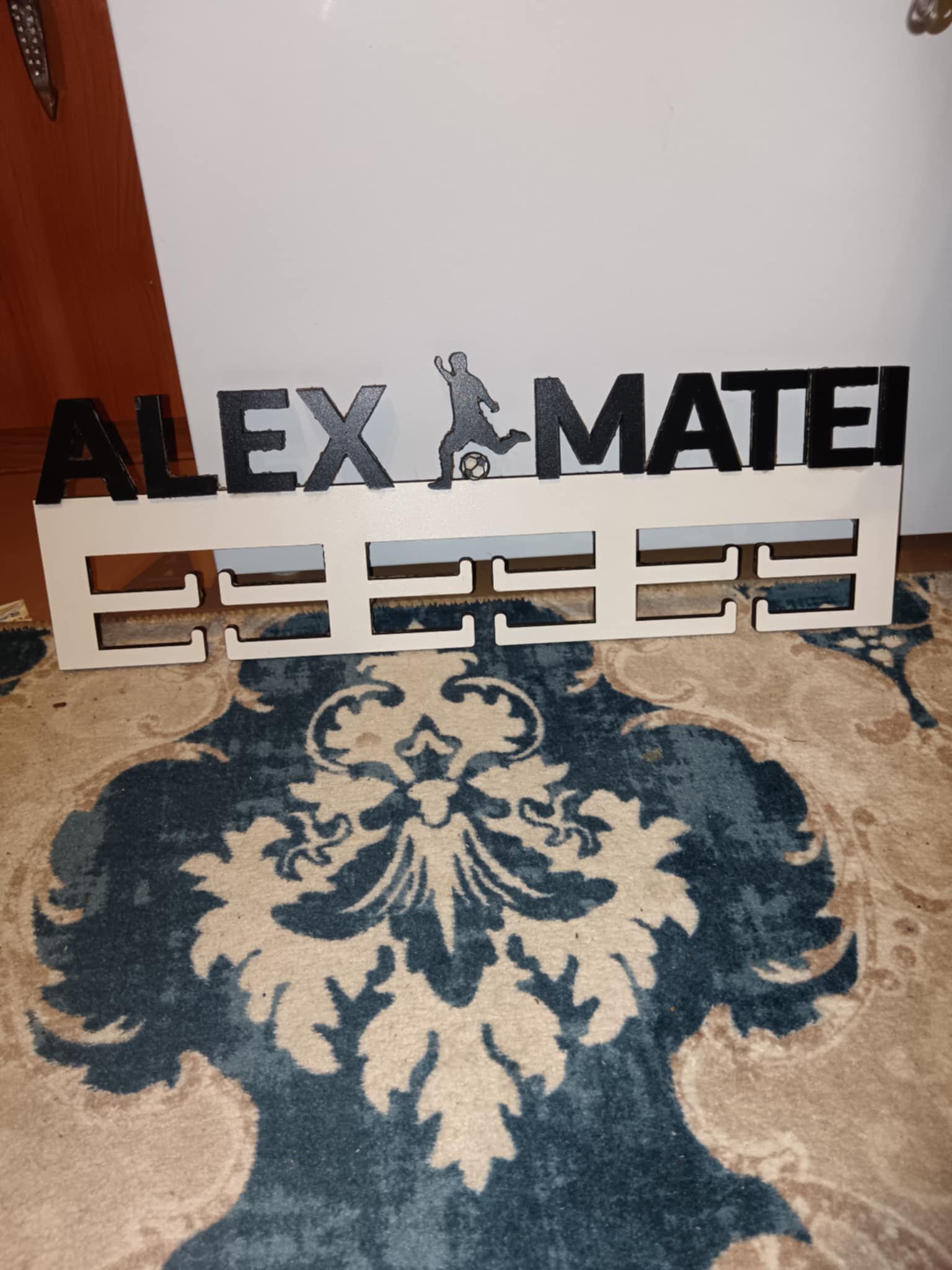 Suport Medalii Personalizat „Fotbal" – HDF | RaisAnd Art Creation